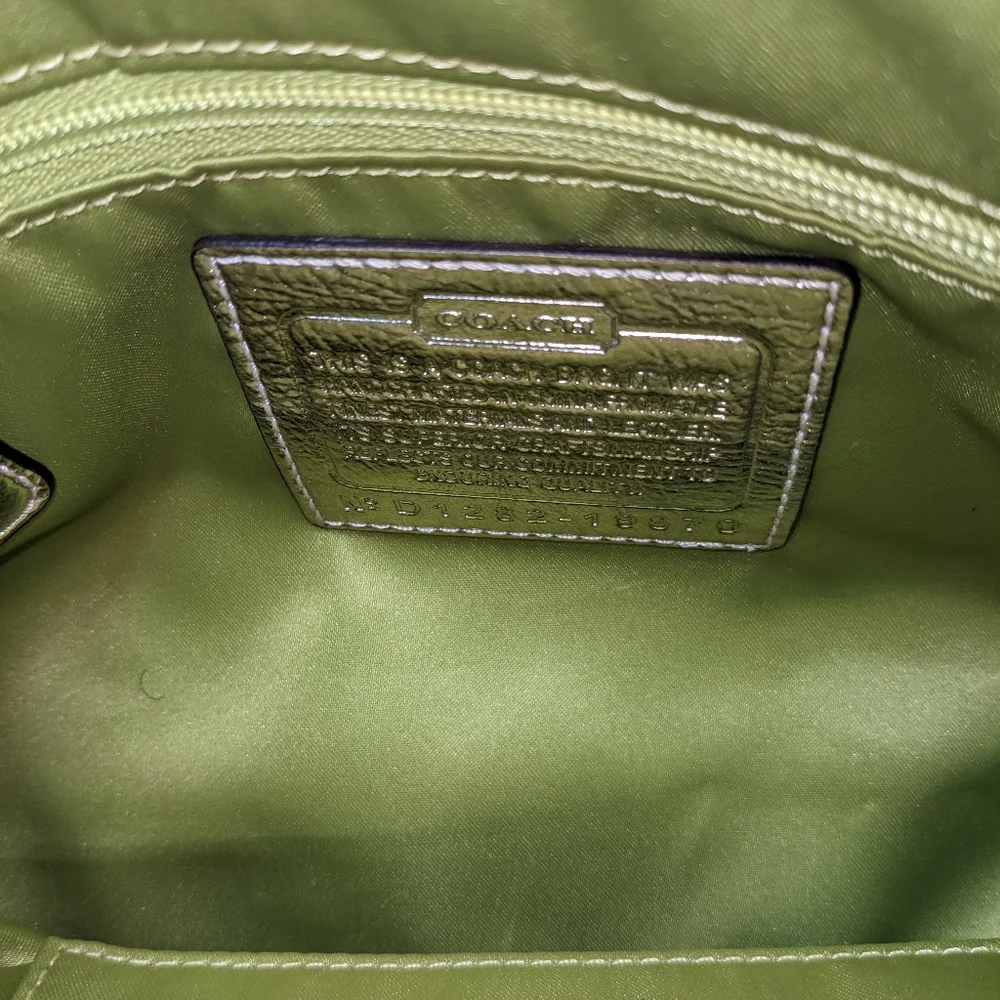 Coach | Retro Leather Canvas Tan Red Beige Handbag Tote Bundle - Picture 7 of 7